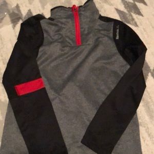 Boys size medium Reebok half zip